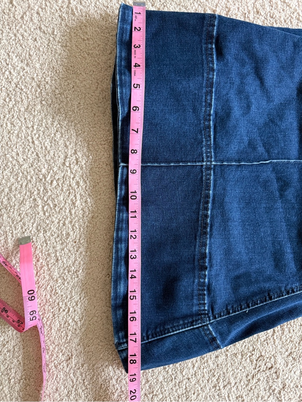 Free People La Rosa Flared Ultramarine- Dark Indigo Wide-Leg Flare Jeans - Picture 9 of 11